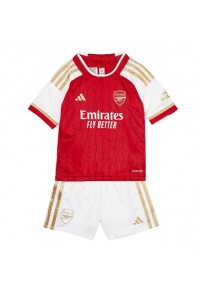 Fotbalové Dres Arsenal Dětské Domácí Oblečení 2023-24 Krátký Rukáv (+ trenýrky)